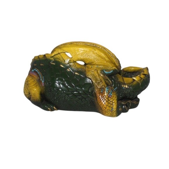 Windstone Editions Green Female Dragon Retired 1985 Pena. - Picture 5 of 8